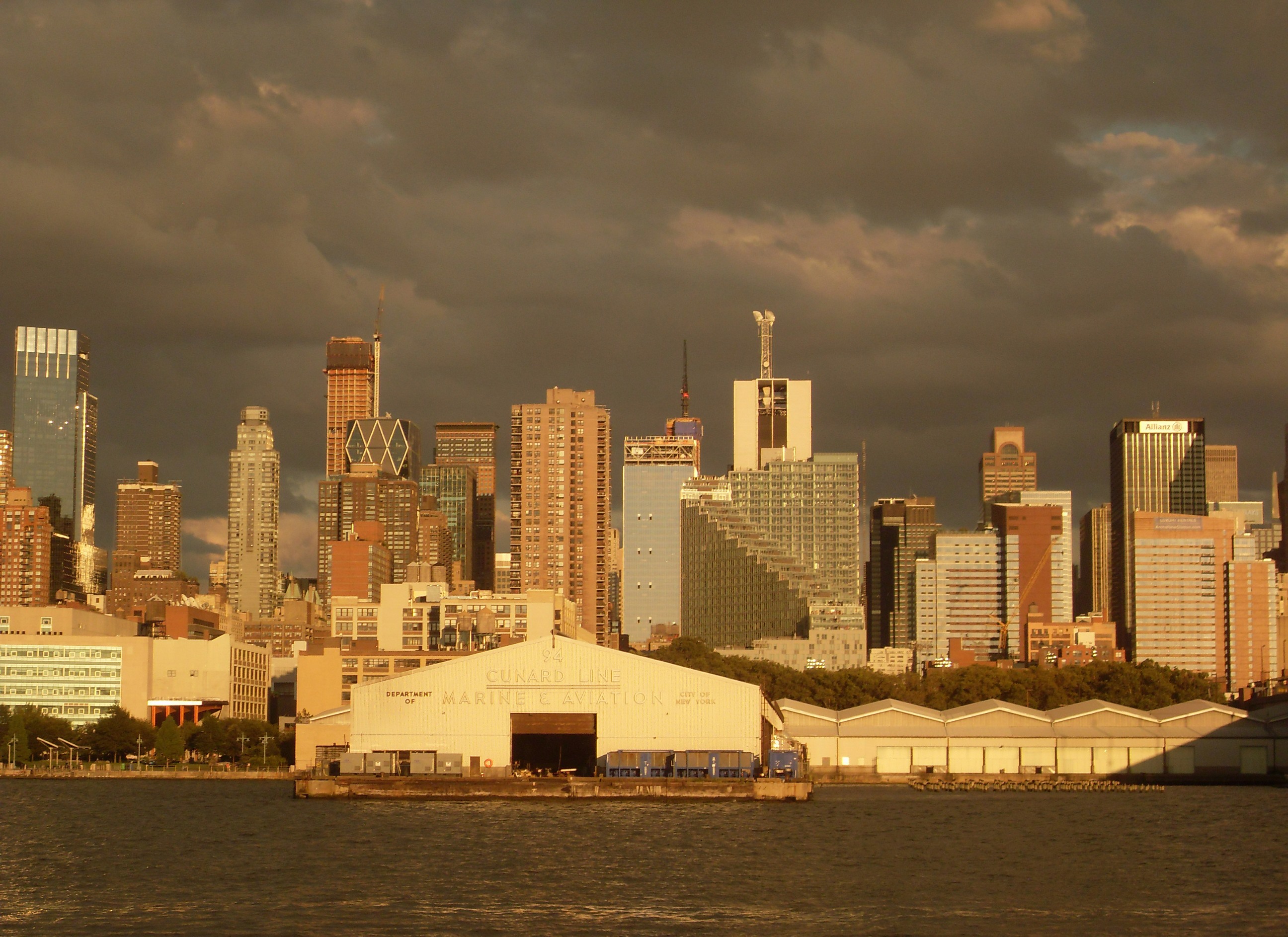 nyc skyline from the city line cruise, nyc 2013